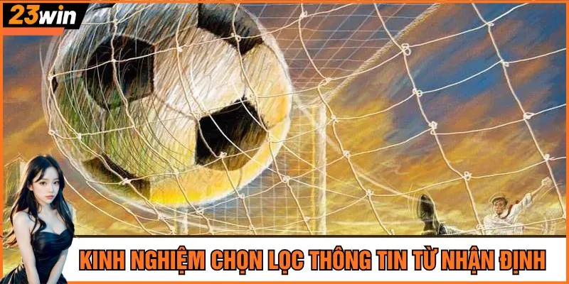 Kinh nghiệm chọn lọc thông tin từ nhận định