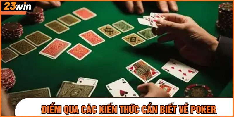 Điểm qua các kiến thức cần biết về poker online 