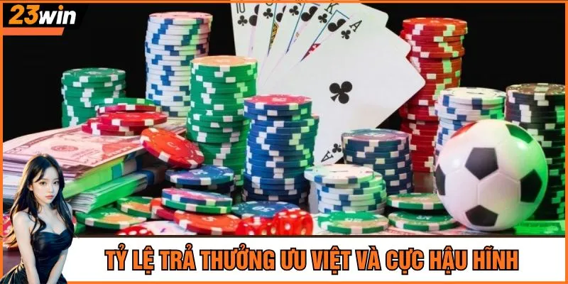 Tỷ lệ trả thưởng ưu việt và cực hậu hĩnh